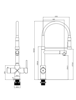 Система мгновенного кипячения воды 4в1 AQUAHOT ROME LG (светлое золото)