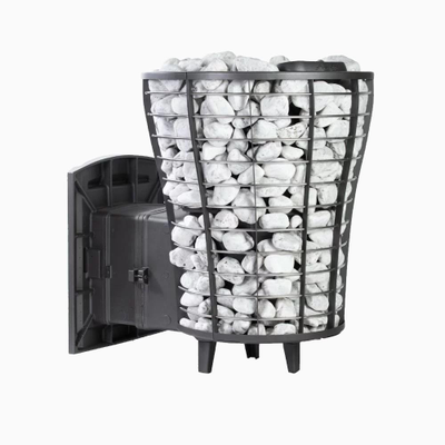 Банная печь Атмосфера V сетка нержавейка до 40 м3