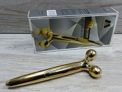 Массажер для лица и тела Andorse 3D Body Massager (цвет золотой)