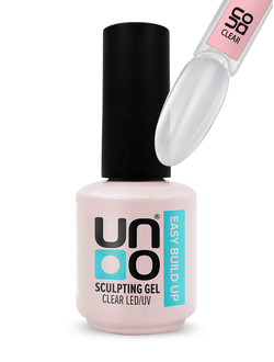 UNO, Моделирующий гель Easy Build Up Clear, прозрачный, 15 г