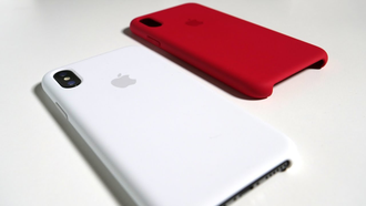 Чехол - накладка силиконовый Apple Silicone Case для iPhone Xs/X белый