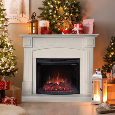 камин Carolina WT с очагом Evrika 25.5 LED