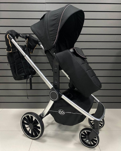 Детская коляска 3 в 1 Luxmom 780 Черный