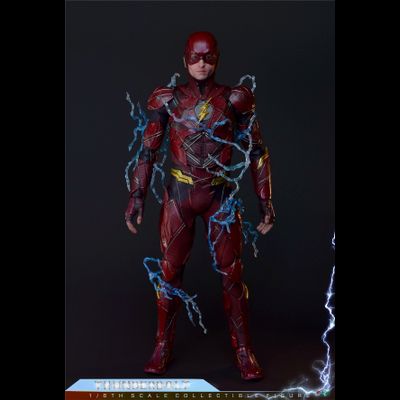 Флэш, Барри Аллен (Эзра Миллер) - КОЛЛЕКЦИОННАЯ ФИГУРКА 1/6 THUNDERBOLT (BY-020) - BY-ART