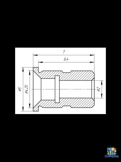 Втулка для фиксирующего пина Ø2.0 мм MIS