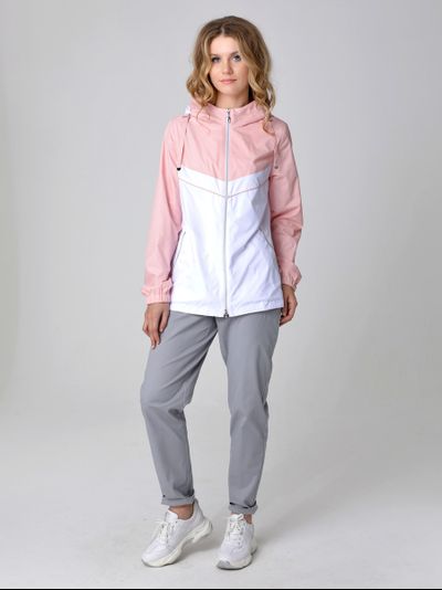 Ветровка 24140 белый/розовый