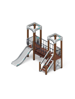 «Королевство» (Техно) ДИК 1.15.07-02 H=900 игровой комплекс