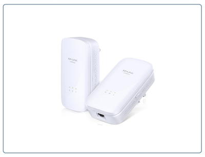 TP-LINK, HomePlug AV2 Сетевой адаптер PowerLine 1200 Мбит/с Ethernet (комплект 2 шт.)