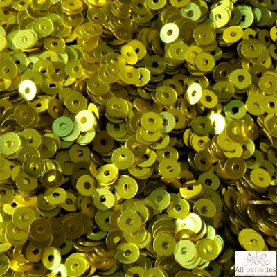 Пайетки 3 мм № P3.Giallo-mat
