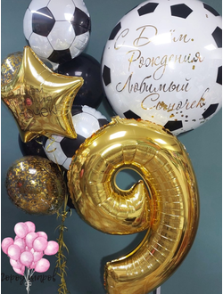 фольгированный шары футбол, футбольный мяч воздушный шарик, fol'girovannyj shar futbol