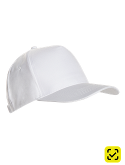 Бейсболка STAN 5 клиньев полиэстер 150, 10P, Белый