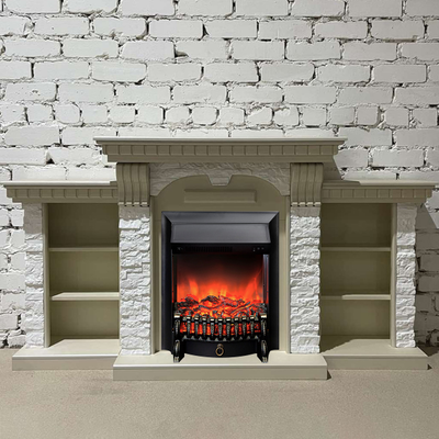 Электрокамин Дублин Премиум SL M2 с очагом Fobos