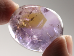 Аметрин, галтовка, Боливия (29*22*20 мм, 20,3 г) №38346