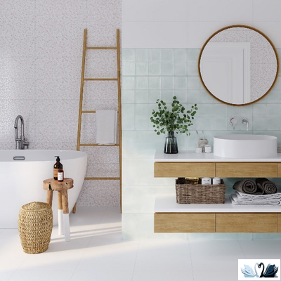Плитка настенная Gracia Ceramica Sweety white wall 25 х 60 см белый рельеф