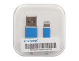 Кабель USB - Lightning 8-pin совместим  &quot;Foxconn&quot; copy  (1м) /max 1A