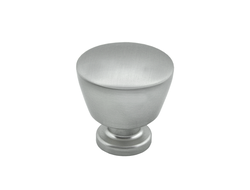 Ручка-кнопка  Leibe сталь брашированная  (02.0449)  AQ *