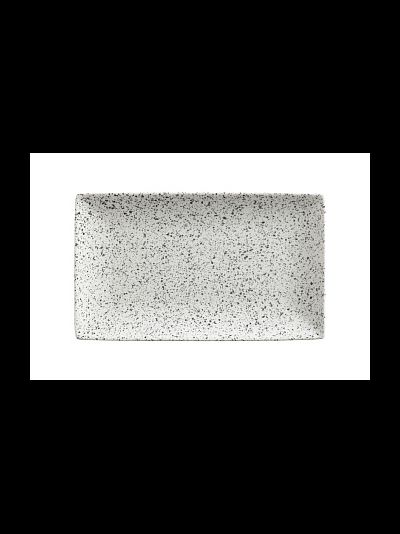 Блюдо прямоугольное Икра пепел, 27,5х16 см