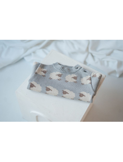 Джемпер "Барашки" серый