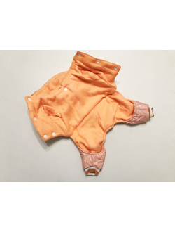 Комбинезон для собаки теплый Мишка розовый