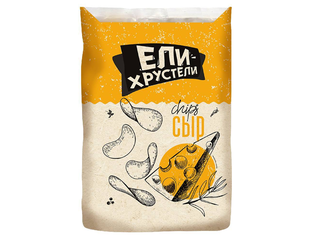Ели Хрустели - Чипсы крафт Ели-Хрустели со вкусом сыра 100 гр