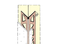 Профиль угловой внешний с острым углом-квадратиком в 2 мм 260 см Protektor Артикул: 3790