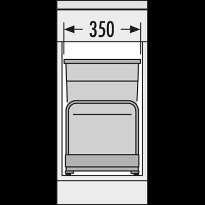 Встраиваемая система 58л Bottom-Mount Hailo