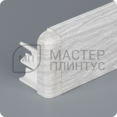Плинтус с кабель-каналом Comfort Classic 80 80х16х2200 мм. Дуб айсберг 081