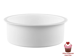 Силиконовая форма для выпечки Круг Белый d16см h7см