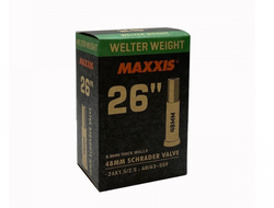 Камера Maxxis Welter Weight, 26x1.5/2.5“, толщ. 0.8мм, авто 48мм