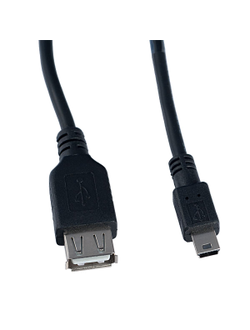 PERFEO Кабель USB2.0 A розетка - Mini USB вилка, длина 0,5 м (U4201)