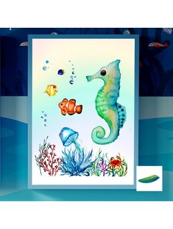 Постер «Морской конёк» из детской коллекции