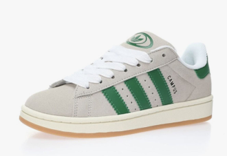 Adidas Campus 00s Grey White (Экозамша) сбоку