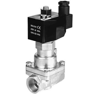 клапан электромагнитный нормально-открытый pn12 Δp0,5 dn20 3/4" a.valve bra-06-020