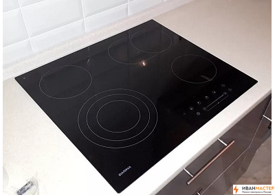 Установка электрической плиты