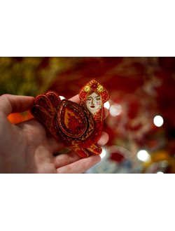 Брошь "Жар-Птица"