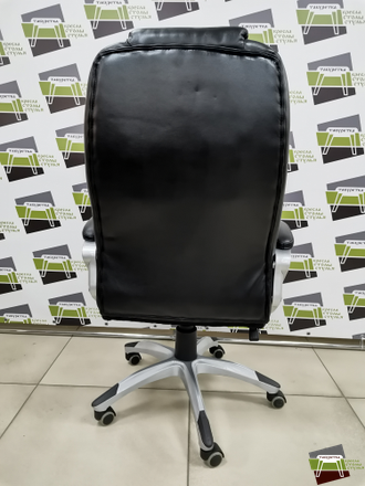 Кресло M-704 Ройс/Royce silver PL S-0401 (черный) UTFC