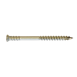 Саморез из нержавеющей стали, двухрезьбовой с потайной головкой А2, AST, 5,3х60,100шт.