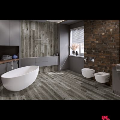 SPC ламинат Damy Floor Family Дуб Состаренный Серый / Aged Gray Oak T7020-5D 43 класс толщина 4.0 мм с фаской замковый 2.635 м2