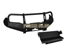 Передний силовой бампер серии Трофи на Nissan Navara III (D40 STX) 2010-2015 (02.048.01)