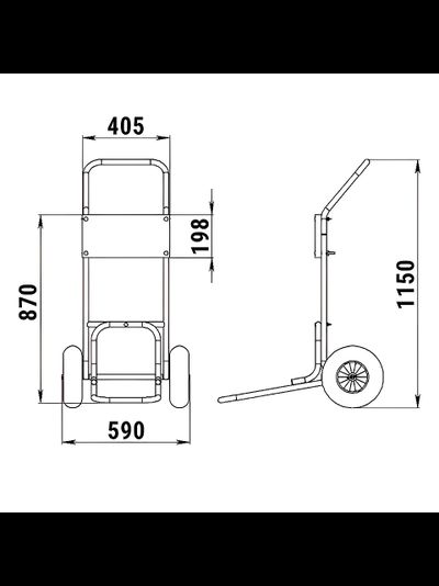Тележка для ПЛМ