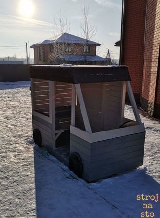 Детский Домик #7 (Размер 1.5-1-1.5м)