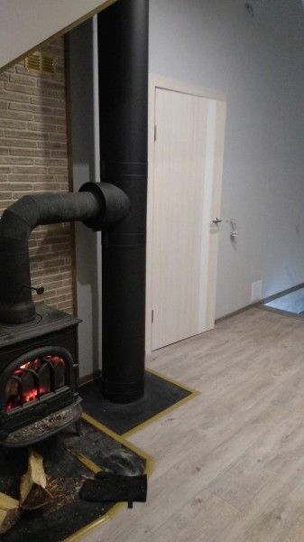 Кладка трубы печки