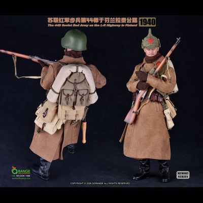 ПРЕДЗАКАЗ - Комплект красноармейца в Финляндии 1940 г. (без тела и головы)  - Коллекционная фигурка 1/6 The 44D Soviet Red Army on the L-R Highway in Finland 1940 Outfit Accessory Set (QOM-1068) - QORANGE QOTOYS ?ЦЕНА: 18900 РУБ.?