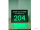 Табло отсчета дней без травм DAYS WITHOUT LTIs (зеленый/черный)