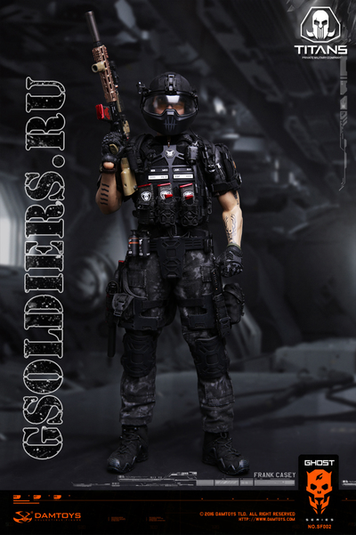 Коллекционная фигурка 1/6 GHOST SERIES - TITANS PMC - Frank Casey (SF002) - DAMToys
