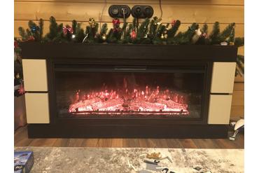 Линейный электрокамин Норман