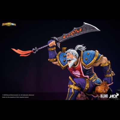 Лирой Дженкинс (серия Warcraft, HearthStone) - КОЛЛЕКЦИОННАЯ СТАТУЯ 1/10 Leeroy Collector's Statue (HEXHS08) - HEX Collectibles x Blizzard
