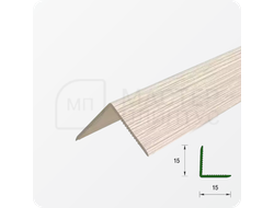 УГОЛ ДЕКОРАТИВНЫЙ 10Х10 УП 01-27.2700.501Л СЕРЕБРО (матовый)