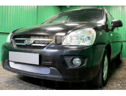 Защита радиатора KIA Carens III 2006-2012 chrome