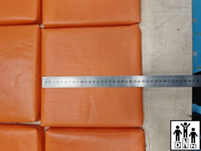 Модульный мягкий пол DNN 25х25х3 см тент оранжевый